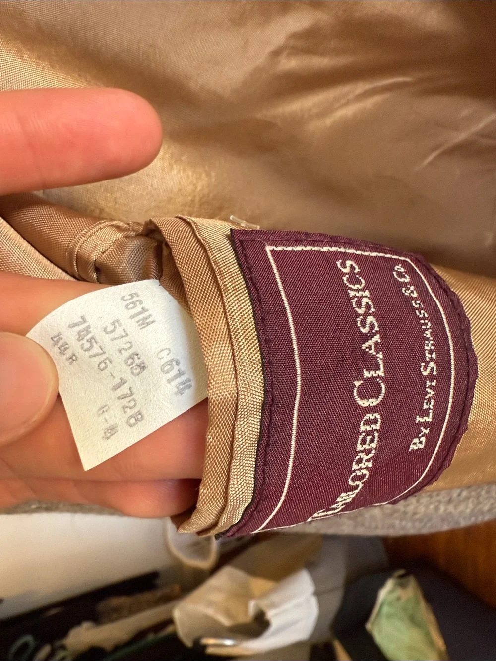 Levi's Brown Herringbone Sport Coat